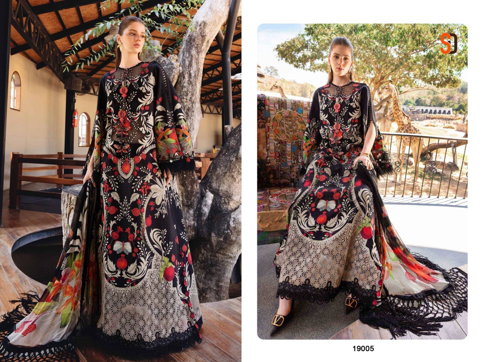 M.PRINT -19 by SHARADDHA DESIGNER 19001 TO 19006 SERIES Pakistani Stylish lawn cotton COLLECTION At Wholesale Price